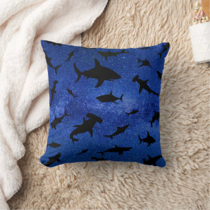Cojín Decorativo Pescado de tiburón moderno jaws ballena bajo la ga