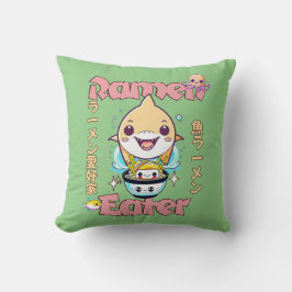Cojín Decorativo Pescado de tiburón Ramen Eater - ¡Amantes de la co
