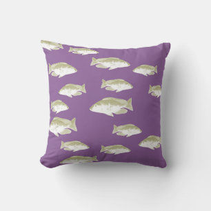 Cojín Decorativo Pescado morado
