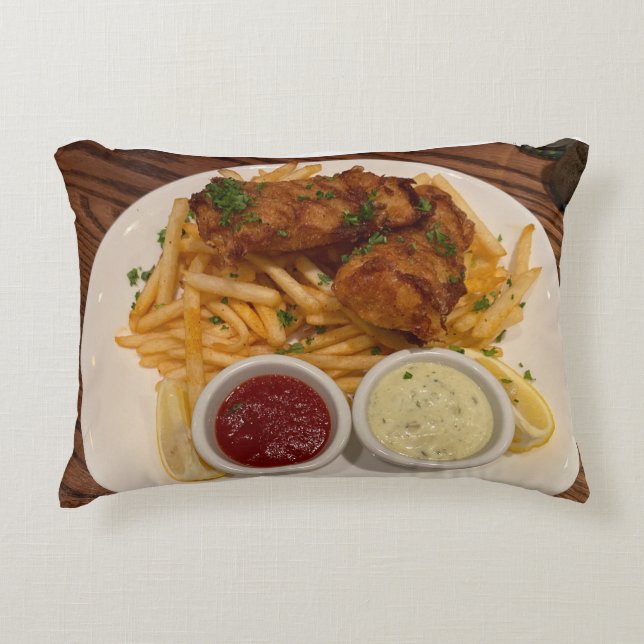 Cojín Decorativo Pescado y chile Pillow (Anverso)