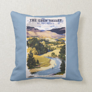 Cojín Decorativo Pescador en el valle de Eden