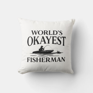 Cojín Decorativo Pescador más o menos del mundo