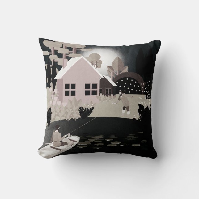 Cojín Decorativo Pescadores (Anverso)