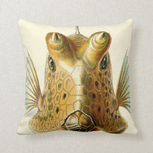 Cojín Decorativo Pescados de cuernos extraños