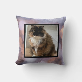 Cojín Decorativo pet photo - purple dots