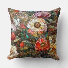 Cojín Decorativo Pétalos de vidrio