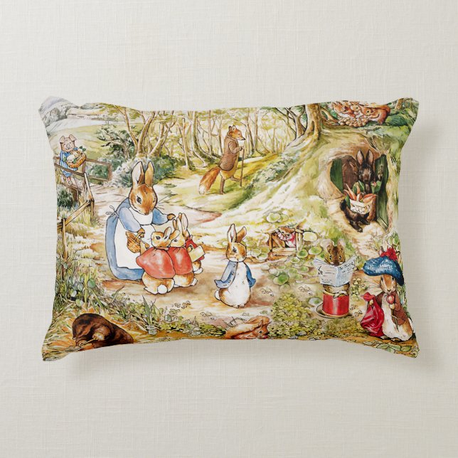 Cojín Decorativo Peter el conejo (Anverso)