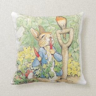 Cojín Decorativo Peter Rabbit En El Jardín - Beatrix Potter
