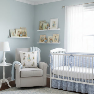 Cojín Decorativo Peter the Rabbit Blue Gingham Birth