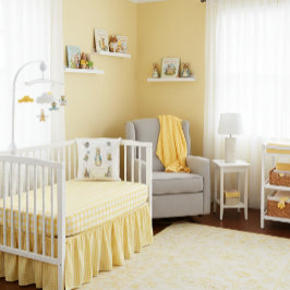 Cojín Decorativo Peter the Rabbit Yellow Gingham Birth