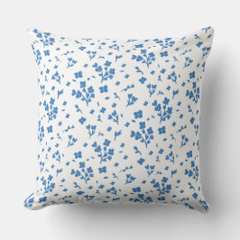 Cojín Decorativo Petites Fleurs Bleues - Élégance et Douceur