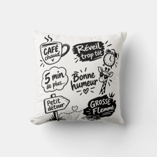 Cojín Decorativo Petits plaisirs du quotidien en doodles