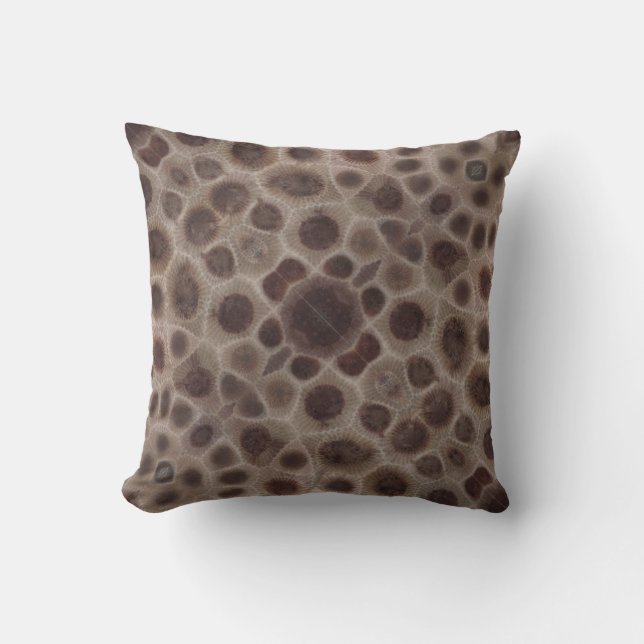 Cojín decorativo Petoskey Stone (Anverso)