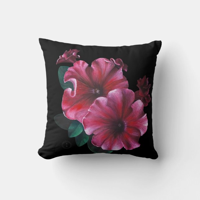 Cojín Decorativo Petunia flower pillow (Anverso)