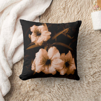 Cojín Decorativo Petunias de Sepia