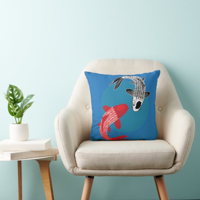 Cojín Decorativo Pez Koi (Silla)
