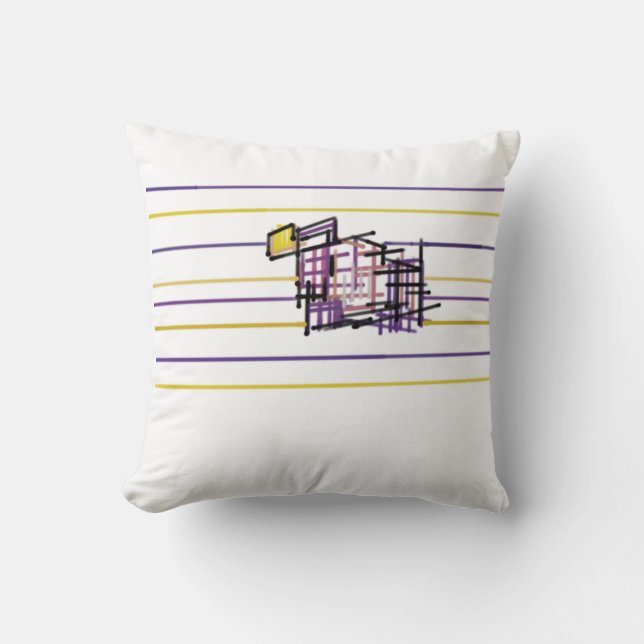 Cojín Decorativo Pez Linterna Verano Alegría (Anverso)