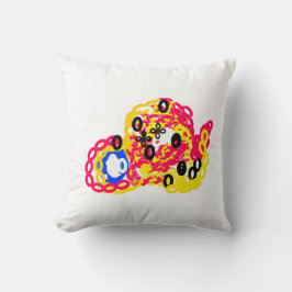 Cojín Decorativo Pez pulpo alegría juego de verano