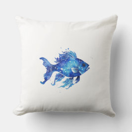 Cojín Decorativo Pez Tan Grande Tan Azul