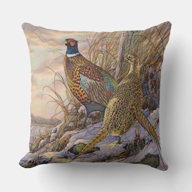 Cojín Decorativo Pheasant (Anverso)