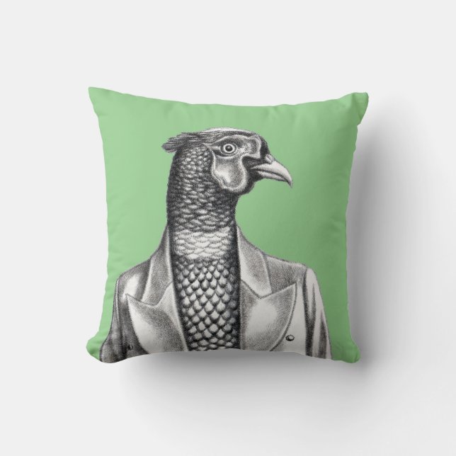 Cojín Decorativo Pheasant en Smart Jacket (Moegi) (Anverso)
