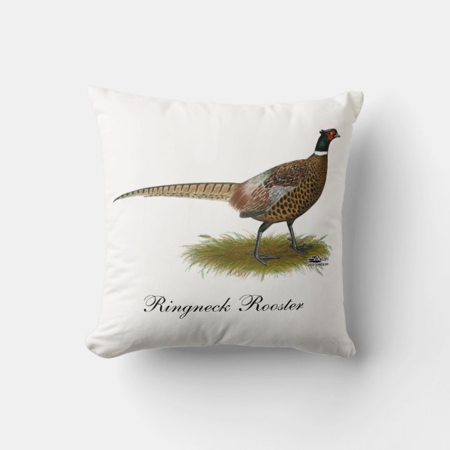 Cojín Decorativo Pheasant Rooster (Anverso)