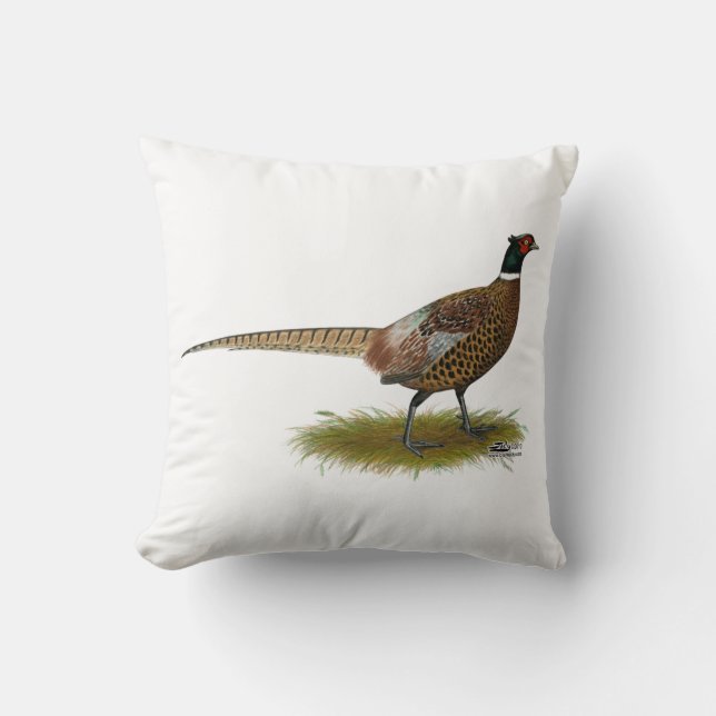 Cojín Decorativo Pheasant Rooster (Anverso)