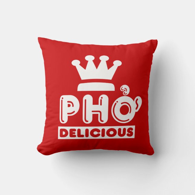Cojín Decorativo Pho King Delicious (Anverso)
