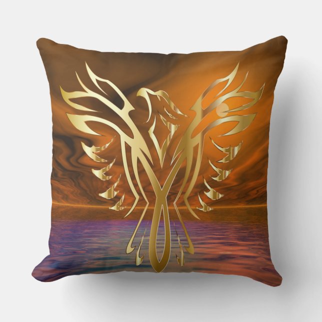 Cojín Decorativo Phoenix Rising (Anverso)