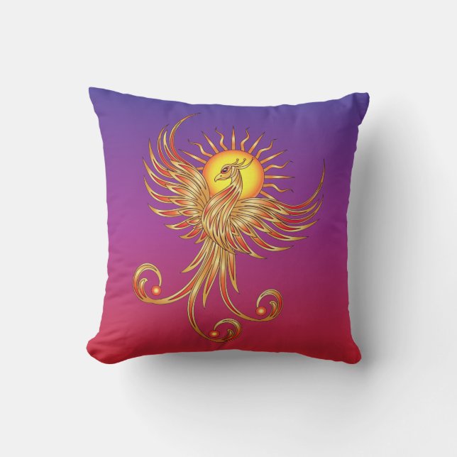 Cojín Decorativo Phoenix Rising (Anverso)