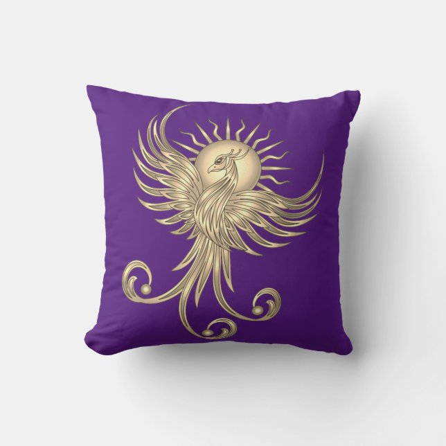 Cojín Decorativo Phoenix Rising (Anverso)