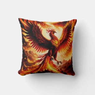 Cojín Decorativo Phoenix Rising desde las cenizas