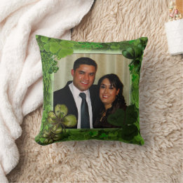 Cojín Decorativo Photo St. Patrick's Day Throw Pillow