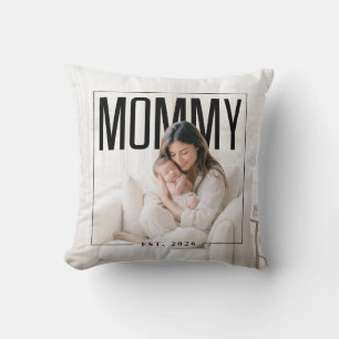 Cojín Decorativo PhotoPop Mamá Est Foto Personalizada