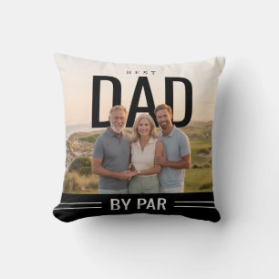 Cojín Decorativo PhotoPop Mejor Papá Por Par Foto Personalizada