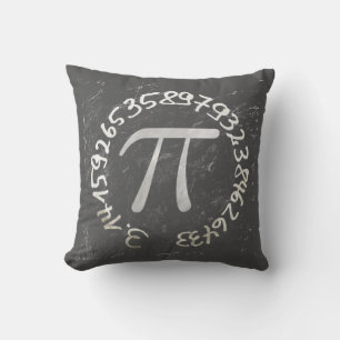 Cojín Decorativo Pi Day PiDay Chalkboard Education
