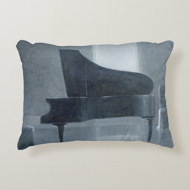 Cojín Decorativo Piano negro 2004 (Anverso)