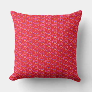 Cojín Decorativo Piano Rojo Adornado
