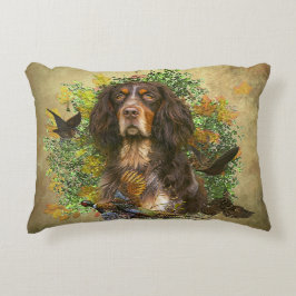Cojín Decorativo Picardía Spaniel, temporada de caza