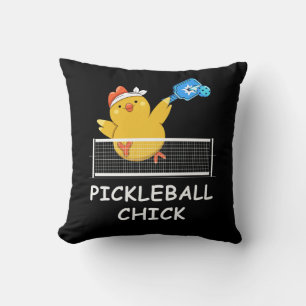 Cojín Decorativo Pickleball Chick divertido Jubilación Retirada Hom