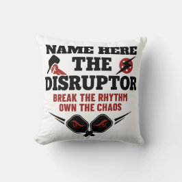 Cojín Decorativo Pickleball Personalized Name The Disruptor Towel