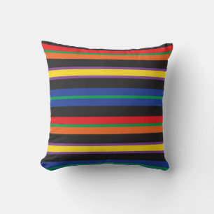 Cojín Decorativo Picnic Rainbow stripes Abstract retro design