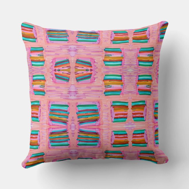 Cojín Decorativo Pícnic Rosa (Reverso )