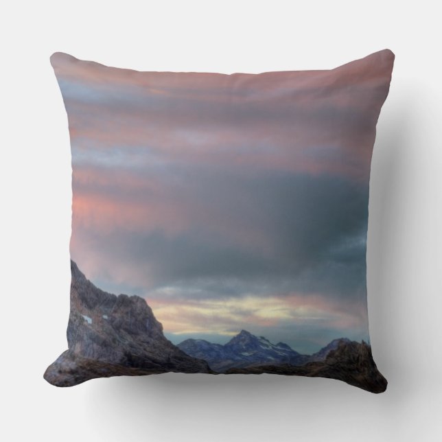 Cojín Decorativo Pico Argonauta, puesta de sol (Anverso)