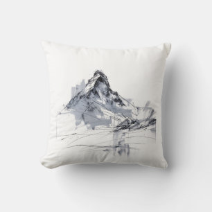 Cojín Decorativo Pico de montaña abstracto
