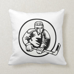 Cojín Decorativo Pictograma del hockey sobre hielo