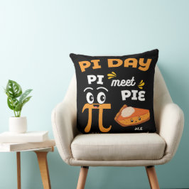 Cojín Decorativo Pie gratis el día Pi para los amantes de las matem