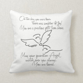 Cojín Decorativo Piedra Angel para bebé... cumpleaños... hijo