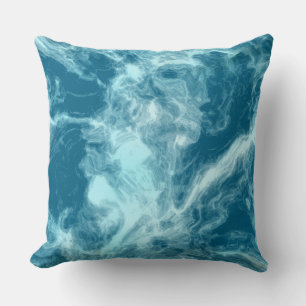 Cojín Decorativo Piedra de luna del mar profundo