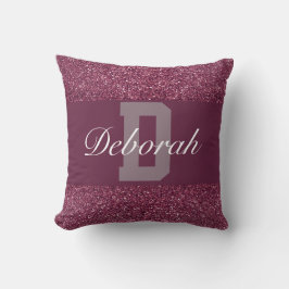 Cojín Decorativo Piedra de nombre Glamorosa personalizada